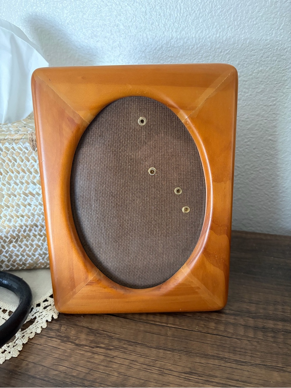 Wooden Oval Photo Frame 6”x 8”